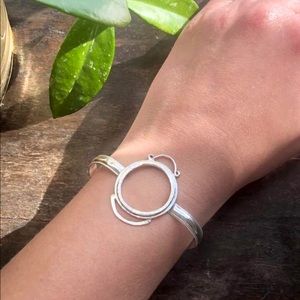 Sterling silver cuff bracelet